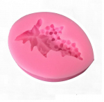 1 tk 3D viinamarjakoogi silikoonist k&uuml;psetusvormid Fondant kooki kaunistav Confeitaria Moldes silikoonist fondant kook roosa