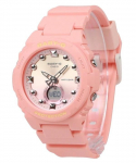Casio Baby-G analoog digitaalne vaigust rihm, roosa numbrilauaga kvarts BGA-320-4A1 100M naiste k&auml;ekell roosa