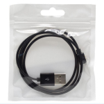 Must magnetiline USB laadimiskaabel nutikella jaoks, 2-kontaktiline, 2,84 mm kontaktide vahe must