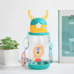 600 ml Kids Water Sippy Cup Antler Creative Multifilmi beebitopsid &otilde;lgedega Lekkekindlad veepudelid &Otilde;ues kasutamiseks m&otilde;eldud lastetass 600ml