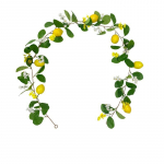 Kunstlik sidrunivanik Kevadised puuviljad sidrunitega Kunstlik sidruniviinapuu vanik esiukse koduk&ouml;&ouml;gi peo pulmakaunistuseks