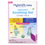 Hyland's Naturals, Baby, Organic Soothing Gel Combo Pack, Day/Night Time, 2 months+, Organic Cherry, 2 tubes, 0.53 oz (15 g) each