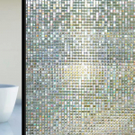 Akna privaatsuskile vikerkaar staatiline klammerduv vitraažkile kodukontori aknakleebis Mittekleepuv peegeldav kaunistus S-30cmx100cm