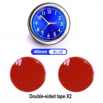 40/43mm Mini Helendav Kell Mootorratta Auto Kleebitav Kell Mehaanika Kvarts Kellad Mootorratta Kronograafi Ketas Mini Digitaalkell