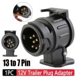 13 kuni 7 kontaktiga haagise pistiku adapter 12 V haagise pistik Vastupidav veekindel veokonks Pukseerimispistikud Pistikupesa Adapteri Kaitse &Uuml;hendused CHINA