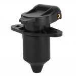 Must plastikust 3 kontaktiga haagise pistikupesa juhtmestiku pistiku adapter haagise jaoks