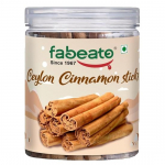 Fabeato Ceyloni kaneelipulk 100g - SriLanka Dalchini terve koor - Aromaatsed terved v&uuml;rtsid - Ideaalne toiduvalmistamiseks, k&uuml;psetamiseks ja jookide valmistamiseks - V&auml;rske