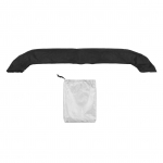 Bimini katuse asenduskate Oxfordi riie Kokkupandav Vihmakindel Veekindel P&auml;ikesekaitse Paadi varikatus Must