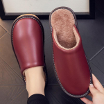 Libisemiskindlad Veekindlad Talvised Nahksussid Paaridele - Soojad Pl&uuml;&uuml;sist Sisejalatsid 25 (usually 36-37)