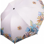 Lillestiilis mitmev&auml;rviline p&auml;ikesevari veekindel must liim ultraviolettkiirgusevastane p&auml;ikesevari 27cm