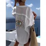 Evil Eye vabaaja s&auml;rk naiste mood rannastiilis lahtiste n&ouml;&ouml;pidega p&auml;ikesekaitsekreem puuvillane linane s&auml;rkkleit suvine vabaaja naiste topp L