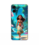 Coque de t&eacute;l&eacute;phone - Maniacase - Samsung Galaxy A06 - VAIANA ART ANIME - Silicone - Souple must