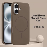 Luksuslik originaal vedel silikoon Magsafe'i &uuml;mbrisele iPhone 16 Plus 15 14 13 12 Pro Max magnetilise juhtmevaba laadimise pehme kate jaoks iPhone 16 Pro Max