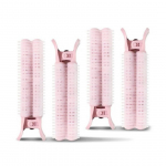 Gloss & Glow Root Volume juukserullid, heleroosa, komplekt 4