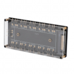 5 V 3 kontaktiga ARGB jaotur 10-suunaline RGB jaoturi jaotur akr&uuml;&uuml;lkorpusega emaplaadi kaabliga Universaalne RGB ventilaatori jaotur