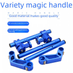 Mootorratta juhtraua modifikatsioonikomplekt BWS-ile &ndash; vahetatav segisti juhtraud Magic Handlebar sinine