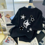 2024 Euroopa Suve Naiste Puuvillane Vaba L&uuml;hikeste Varrukatega T-s&auml;rk Trend 2XL