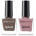 FACESCANADA Faces Glossy Finish Splash Nail Enamel, Ginger 37, 8 Ml & Faces Splash Glossy Nail Enamel, Floral Dream 56, 8 Ml
