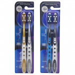 Sanxiao Clean K235B keskmise harjasega t&auml;iskasvanute hambahari, 2-pakk &ndash; spetsiaalne disain hamba- ja suitsuplekkide eemaldamiseks.