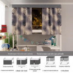 Pimendav voodikardin &uuml;lemisele narile &ndash; paks ja tugev, printsessi stiilis alumisele narile/lauale, ideaalne naiste &uuml;hiselamutesse 1.2m Height [Front Panel]