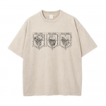 Meeste Pesuga Anime Attack On Titan T-s&auml;rk Hip Hop Streetwear Graafilise Tr&uuml;kiga &Uuml;lem&otilde;&otilde;duline T-s&auml;rk L&uuml;hikeste Varrukatega Puuvillane Lai Vanakooli Top S