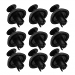 50 tk 7 mm auguga auto neediklipsid Toyota-Camry-Highlander-Carola jaoks, mustad plastikkinnitused, hoidikud, autoosad ja -tarvikud CHINA