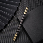 Brass Golden Hoop Stick geelpliiats Office Business Gift Signature Pen Stationery kuld