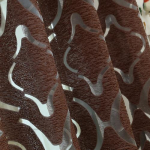 1 tk Nuan Series 10% pimendav moekas mitmek&uuml;lgne t&uuml;llist personaliseeritud lilleline žakaarkangas l&auml;bikumav kardin k&ouml;&ouml;ki, elutuppa, magamistuppa, aknale, kodukaunistuseks W300cm x L260cm pruun