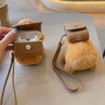 Kapiibara Seljakott Kest Airpods 4 Airpod 1 2 3 Pro Pro2 Bluetooth K&otilde;rvaklapid Laadimiskarbi Kaitsev K&otilde;rvaklappide Kest Kate for AirPods 4