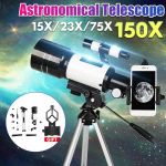70 mm 300 mm astronoomiline teleskoop Monokulaarne Professionaalne v&auml;lireisi t&auml;ppissiiv koos statiiviga lastele ja algajatele kingitus
