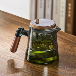 Teetseremoonia Kultuur Suure Mahutavusega Vaheseinaga Teetass Eemaldatav Klaasist Sisemine Paak Kodu Teevee Eraldusfilter Teetass 650ml