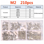 210-500 TK Kuuskantpeaga Kruvi Meetriline S&uuml;vistatud M2 M2.5 M3 Lamepeaga Masinkruvi Sortimiskomplekt Roostevaba Teras Alleni Polt