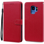 S9/S9 Plus &uuml;mbris Samsung Galaxy S9 jaoks &Uuml;mbris G960F Nahast Rahakott Klappkaas Samsung Galaxy S9+ S 9 Plus G965 jaoks Coque Telefoni&uuml;mbris For Samsung S9 Plus tumepunast v&auml;rvi