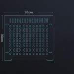 L&auml;bipaistev akr&uuml;&uuml;ljagaja koos iminapaga akvaariumi tarvikud haigete kalade vastu v&otilde;itlemiseks 30x 30x 2mm + 9 Suction Cups