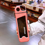 350 ml plastikust veepudel Lekkekindel Square Cup spordipudel lukustatava kaane ja m&otilde;&otilde;tmetega v&auml;lispordi reisitassi jaoks