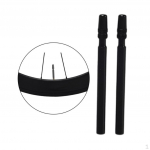 Bike Valve Stem Extenders Aluminum Alloy Easy to Install Portable Extend Valves Nozzle 2 Pieces