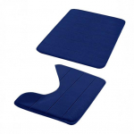 2 tk/komplekt Vannitoa p&otilde;randamatt Libisemiskindel p&otilde;hi 40x60cm 40x50cm Korallveluur U-kujuline Ruudukujuline Vannitoapadi 1 Set must