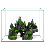 Tank Decoration Aquarium Ornament Artificial Rock Simulation Scene Resin Crafts es House with Cave