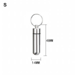 Meditsiinikarp Tervishoid Veekindel alumiiniumist pillikarbi &uuml;mbris pudeli vahem&auml;lu ravimihoidik reisimiseks matkakonteineri v&otilde;tmehoidja