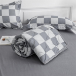 Kevadsuvi puuvillane tekk &otilde;huke tekk T&auml;iskasvanutele Laste King tekk Lapitehnikaga vooditekk Luksuslik vooditekk 200x230cm Kodukaunistus 200X230cm Thin Quilts tumehall v&auml;rv