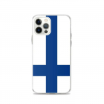 Coque T&eacute;lephone Drapeau Finlande &ndash; iPhone 12 Pro