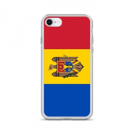 Coque iPhone - Moldavie - SE 2020 - Souple - Mitmev&auml;rviline - Disain Drapeau