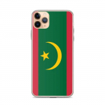 Coque iPhone &ndash; Drapeau Mauritanie &ndash; iPhone 11 Pro Max &ndash; Supp &ndash; Mitmev&auml;rviline &ndash; Vertikaalne