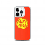 Coque iPhone &ndash; Kirgiisan &ndash; Drapeau &ndash; Supp &ndash; Mitmev&auml;rviline &ndash; &Uuml;hilduv iPhone 14 Pro