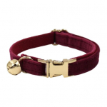 Kassi kaelarihm Samet &Uuml;hev&auml;rviline Lemmiklooma choker kaelakee kellukesega Reguleeritav kaela kaelarihm kassile, kassipojale, kutsikale, v&auml;ikestele koertele L must