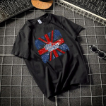 Suvemood Heavyweight Retro Meeste Inglise Kirjad 100% Puuvillane Prinditud &Uuml;markaelus Kvaliteetne Casual Fitness Street T-s&auml;rk M must