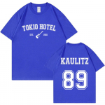 Rock Band Tokio Hotel Kaulitz T-s&auml;rk Meeste Mood vabaaja l&uuml;hikeste varrukatega T-s&auml;rk Hip Hop Punk Suured T-s&auml;rgid Unisex t&auml;navar&otilde;ivad 4XL
