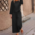 Naiste linane kaheosaline &uuml;likond, linane &uuml;likond, p&uuml;ksid ja pikkade varrukatega s&auml;rgid. Suurem&otilde;&otilde;tmeline vabaaja p&uuml;kskost&uuml;&uuml;m &Uuml;markaelus, linane pluus, avar linane p&uuml;ksid XL