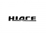 Mattmust Hiace (200 seeria) HIACE Auto Nime Embleem must