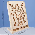 Piraadi Kuulid K&auml;imine L&otilde;bus Lab&uuml;rintim&auml;ng Laste K&auml;e-Silma Koordinatsioon Tasakaalu Treenimine Puidust Kuulimasinam&auml;ng Laste Kingitus